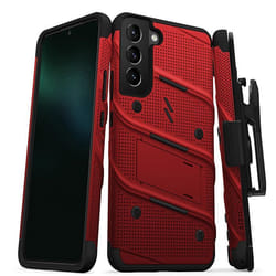 Coque Samsung Galaxy S22+ ZIZO BOLT Bundle - Rouge et Noir