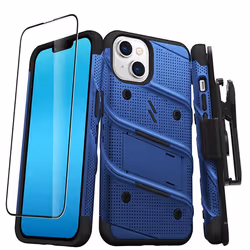 Série ZIZO BOLT - Coque pour iPhone 14 (Bleu)