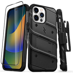 Série ZIZO BOLT - Coque pour iPhone 14 Pro Max (Noir)