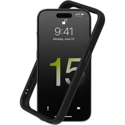 RhinoShield Coque Bumper Compatible avec iPhone 15 Pro CrashGuard - Protection Fine Personnalisable - Absorption des Chocs sans