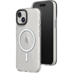 RhinoShield Coque Transparente Compatible avec MagSafe pour iPhone 15 Plus - Force magnétique supérieure - Résistance au jaunisse