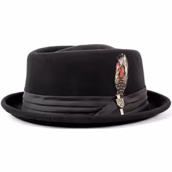 Brixton Stout Pork Pie Chapeau, noir, taille XL