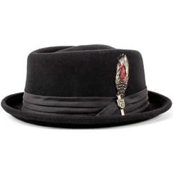 Brixton Stout Pork Pie Chapeau, noir, taille XL