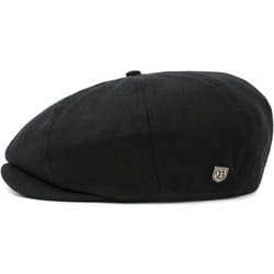 Brixton Brood Snap Black Peaked Cap, noir, taille L