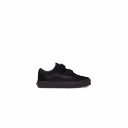 Basket - Chaussures à Scratch pour enfant Old Skool Noir - VANS - Textile