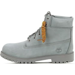 Bottes Timberland Bucheron 6-Inch Icon Premium Junior - Gris - Cuir - Lacets - Imperméable