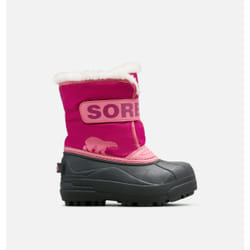 SOREL Childrens Snow Commander Après-ski Unisexe 26 Noir, Rose