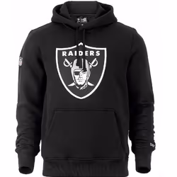 Sweat à capuche New Era avec logo de l'équipe Oakland Raiders - XS