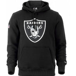 Sweat à capuche New Era avec logo de l'équipe Oakland Raiders - XS