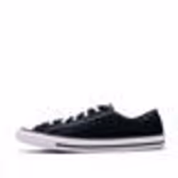 Baskets CONVERSE Chuck Taylor All Star Dainty Ox - Femme - Noir - Lacets - Plat