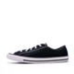 Baskets CONVERSE Chuck Taylor All Star Dainty Ox - Femme - Noir - Lacets - Plat