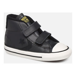 Baskets montantes - CONVERSE - Star player 2v mid - Garçon - Croute de Velours - Noir