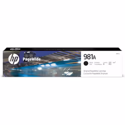 HP 981A cartouche PageWide Noir authentique, Rendement standard, Encre à pigments, 69 ml, 6000 pages, 1 pièce(s)