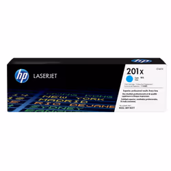 HP 201X toner LaserJet Cyan grande capacité authentique, 2300 pages, Cyan, 1 pièce(s)