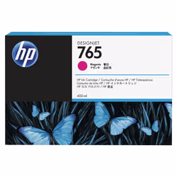 HP Cartouche d'encre magenta 765 Designjet, 400 ml, Encre à colorant, 400 ml, 1 pièce(s)