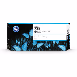HP 728 cartouche d'encre DesignJet noire mate 300 ml, Encre à pigments, Encre à pigments, 300 ml, 1 pièce(s)