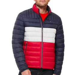 Tommy Hilfiger Ultra Loft-Veste Doudoune Manteau Blue Rouge  Homme