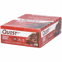 Barres proteinees  12x60g Brownie au chocolat Quest Nutrition Proteine