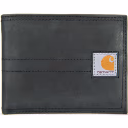 Carhartt Saddle Leather Bifold Portefeuille, noir pour Hommes