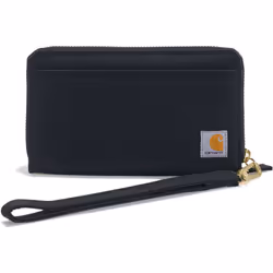 Carhartt Nylon Duck Lay-Flat Clutch Portefeuille pour dames, noir pour Femmes