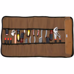 Carhartt 18 Pocket Utility Roll Sac à outils, brun pour Hommes