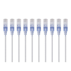 Monoprice 115156 câble de réseau Blanc 0,91 m Cat6a U/UTP (UTP)