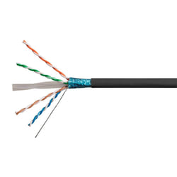 Monoprice 18592 câble de réseau Noir 304,8 m Cat6a F/UTP (FTP)