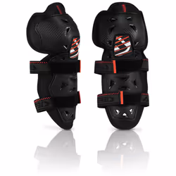 Acerbis Profile 2.0 Protecteurs de genou d'enfants, noir pour Des gamins