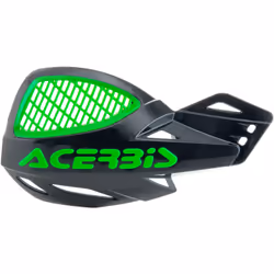 Acerbis MX Uniko Vented Protecteurs de main, noir-vert pour Hommes