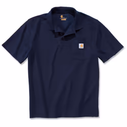 Carhartt Contractors Work Pocket Polo, bleu, taille XS pour Hommes
