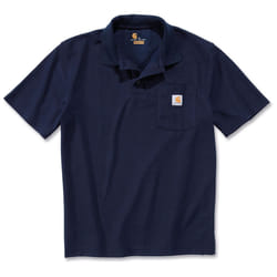 Carhartt Contractors Work Pocket Polo, bleu, taille XS pour Hommes