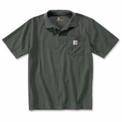 Carhartt Contractors Work Pocket Polo, vert, taille XS pour Hommes
