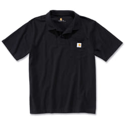Carhartt Contractors Work Pocket Polo, noir, taille XS pour Hommes