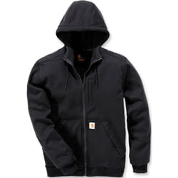 Carhartt Wind Fighter Zip Chandail à capuchon, noir, taille XL pour Hommes