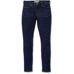 Carhartt Rugged Flex Slim-Fit Layton Pantalon Skinny Ladies, bleu, taille 38 pour Femmes