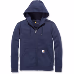 Carhartt Clarksburg Full Zip Ladies Hoodie, bleu, taille S pour Femmes