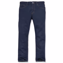 Pantalon de travail Jean Straight Tapered RUGGED FLEX bleu - CARHARTT - Coupe ajustée - Taille haute - Homme