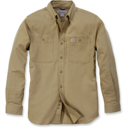 Carhartt Rugged Professional Work Chemise à manches longues, vert-brun, taille S pour Hommes