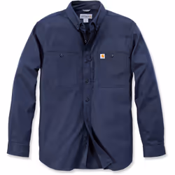 Carhartt Rugged Professional Work Chemise à manches longues, bleu, taille S pour Hommes