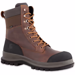 Carhartt Detroit Rugged Flex S3 High Bottes, brun, taille 44 pour Hommes