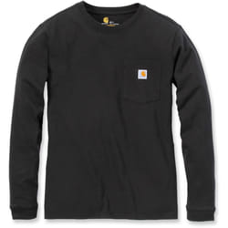 Carhartt Workwear Pocket Chemise à manches longues femmes, noir, taille L