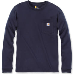 Carhartt Workwear Pocket Chemise à manches longues femmes, bleu, taille L