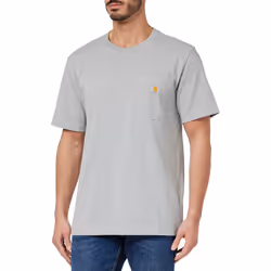 Tee-shirt CARHARTT Poche poitrine - Taille XL - Gris chiné - S1103296034XL
