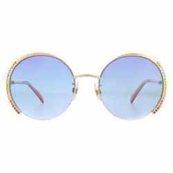 Lunettes de soleil Swarovski SK0280-H 32W Or Bleu Dégradé - SWAROVSKI - Ronde - Femme - Classique