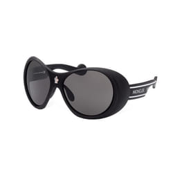 Lunettes de soleil - Moncler - ML0148 - Matte Black/Dark Grey - Unisexe - Chic