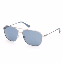 Lunettes de soleil - SKECHERS - SE6114 - Aviator - Homme - Nickel brillant - Catégorie 3