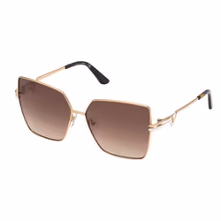 Lunettes de Soleil Guess GU7733 61/14/140 ROSE GOLD/BROWN SHADED métal femme GU7733