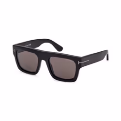 Lunettes de soleil - Tom Ford - FT0711-N - Aviator - Noir - Gris - Catégorie 3