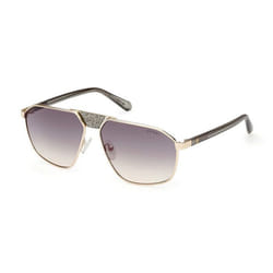 Lunettes de Soleil Guess GU00086 59/13/140 GOLD/BROWN SHADED métal homme GU00086