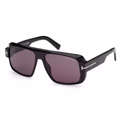 Lunettes de Soleil - TOM FORD - TURNER FT 1101 - Carré - Homme - Noir/Gris